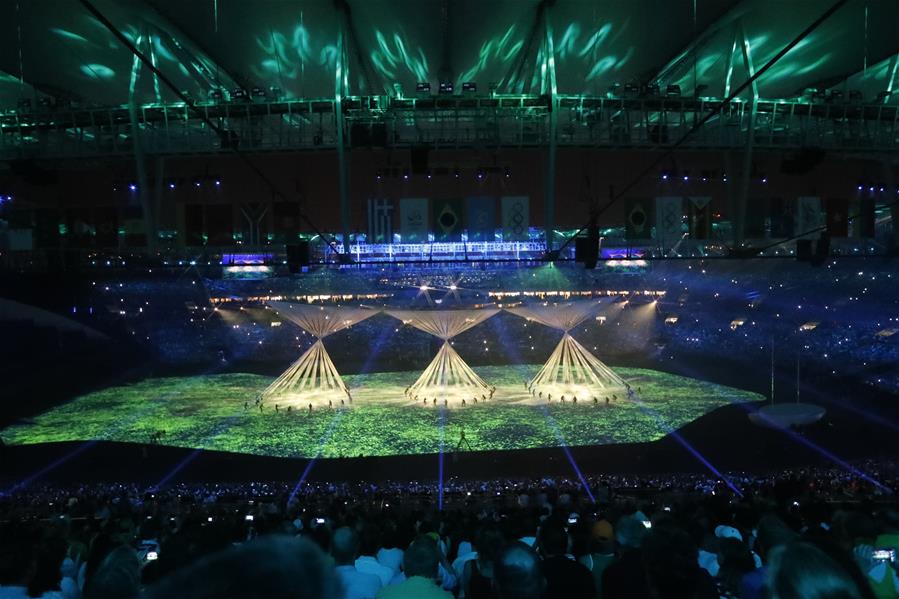 Cerimônia de abertura dos Jogos Olímpicos do Rio 2016