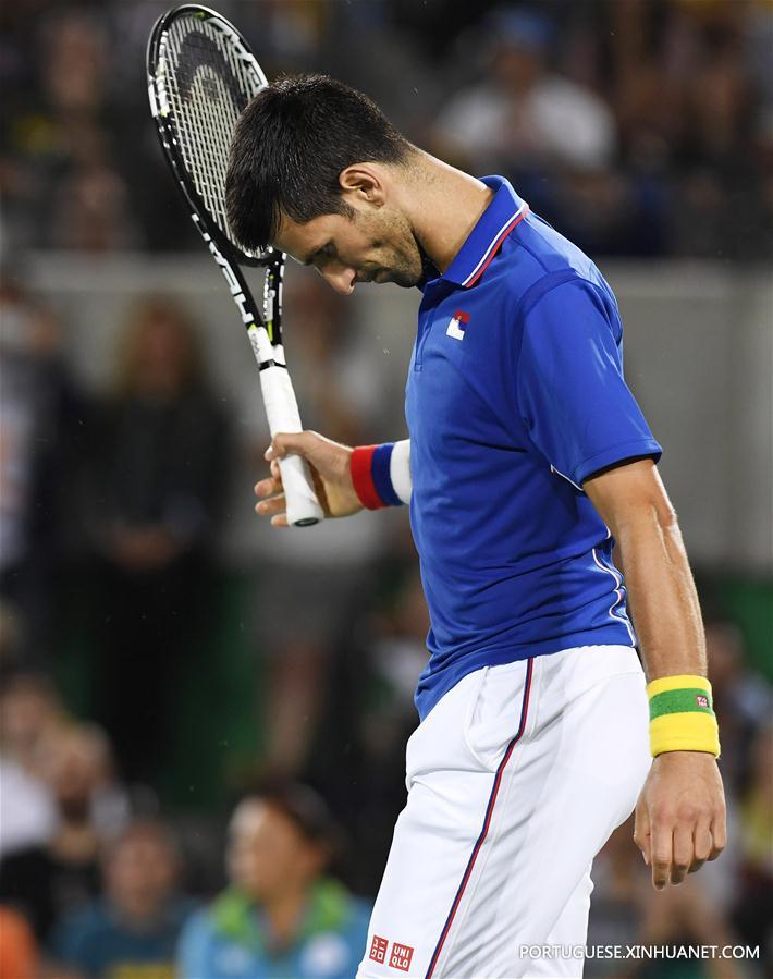 Djokovic eliminado por Del Potro na primeira rodada do torneio de simples de tênis no Rio 2016