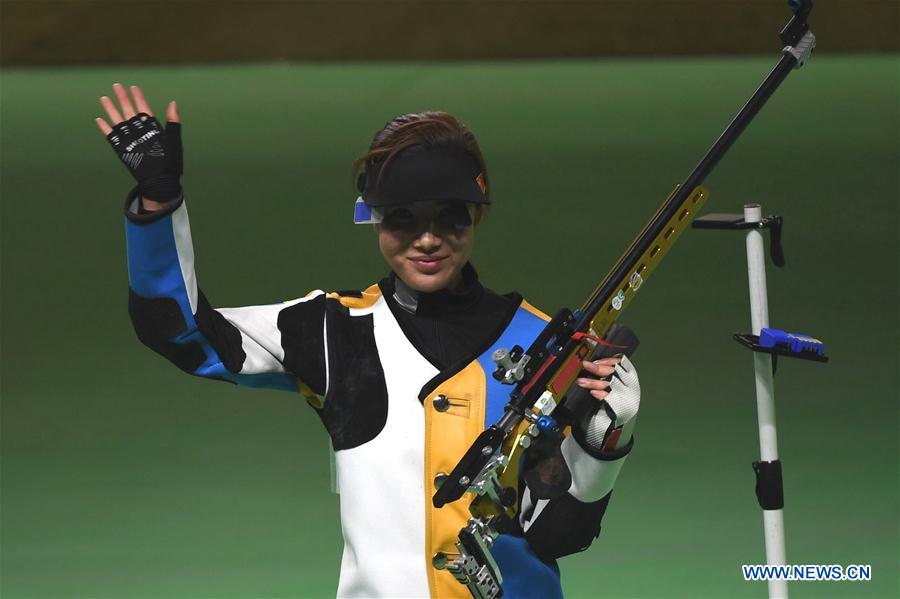 Atiradoras chinesas conquistam prata e bronze em carabina três posições a 50m