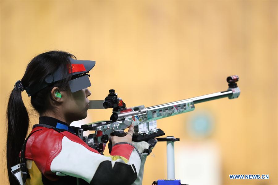 Atiradoras chinesas conquistam prata e bronze em carabina três posições a 50m