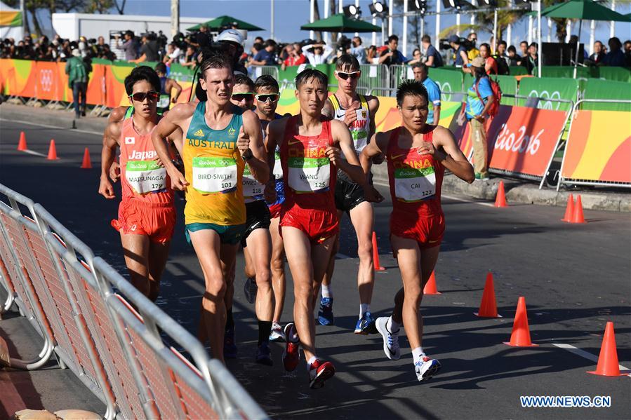 Rio 2016: China conquista ouro e prata na marcha de 20km