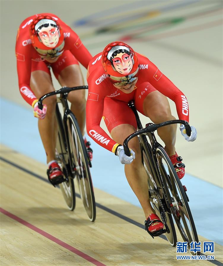 Dupla chinesa ganha ouro e estabelece recorde no ciclismo de pista