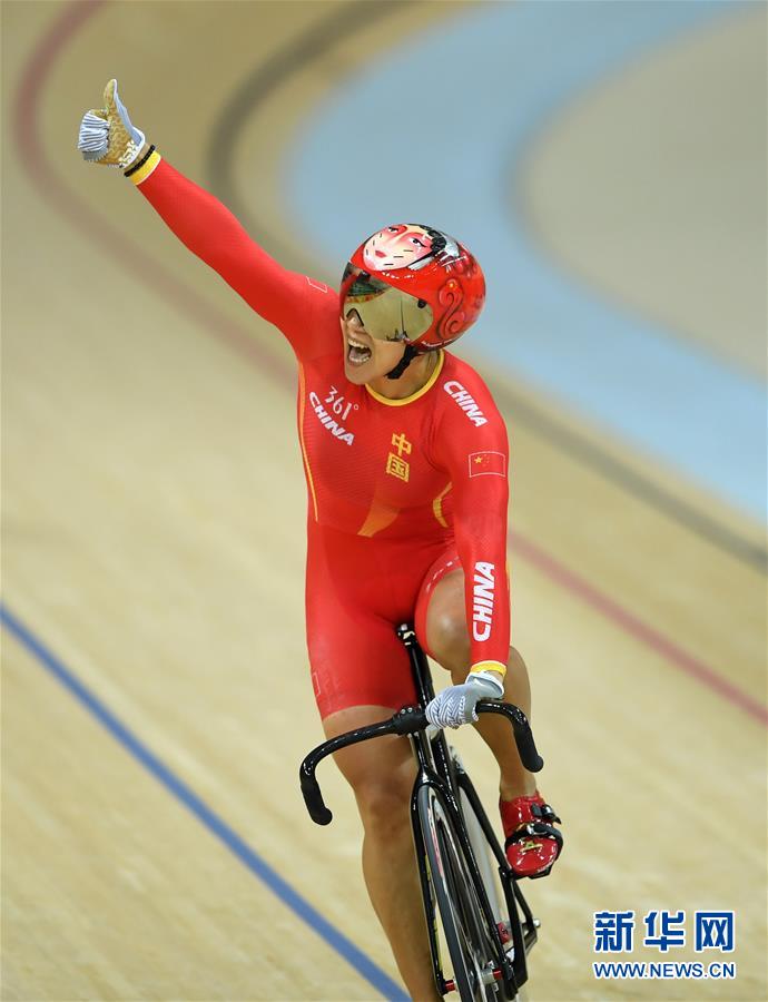 Dupla chinesa ganha ouro e estabelece recorde no ciclismo de pista