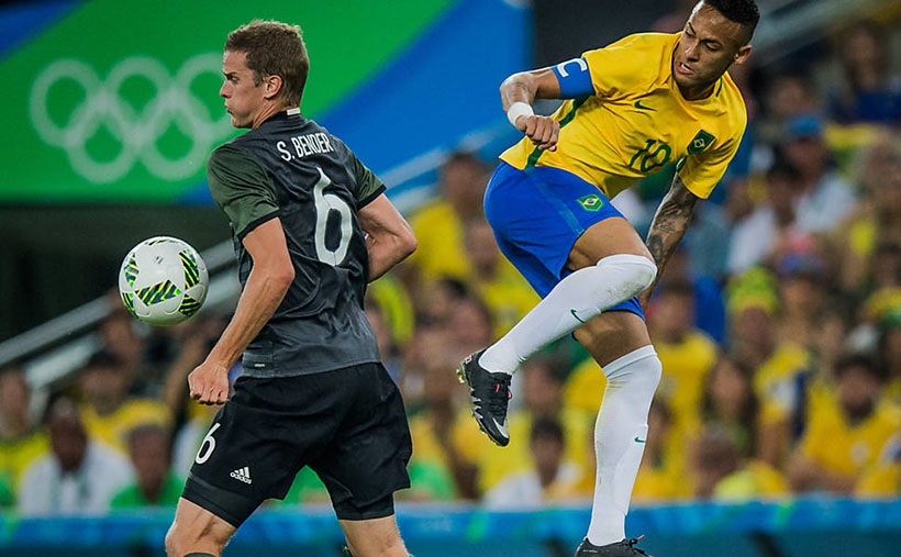 Brasil vence Alemanha e conquista primeiro ouro olímpico do futebol