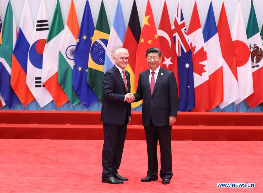 Presidente chinês profere discurso na cerimônia inaugural da Cúpula do G20