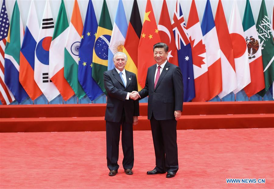 Presidente chinês profere discurso na cerimônia inaugural da Cúpula do G20