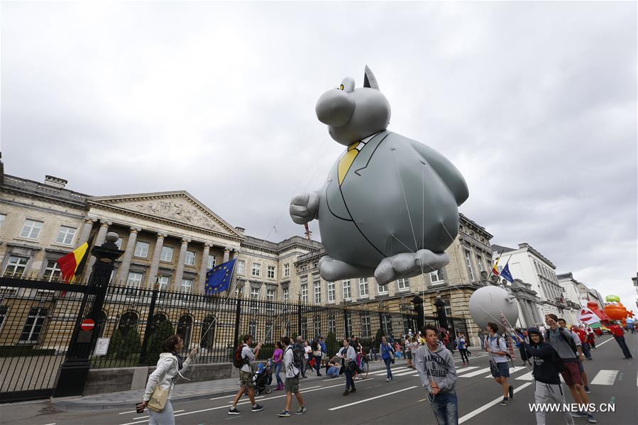 Bruxelas realiza parada do “Dia dos Balões”