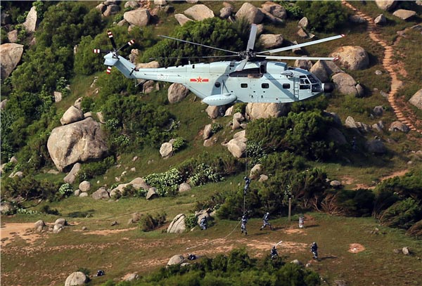 Exercício militar sino-russo termina com missão de ocupação de ilha