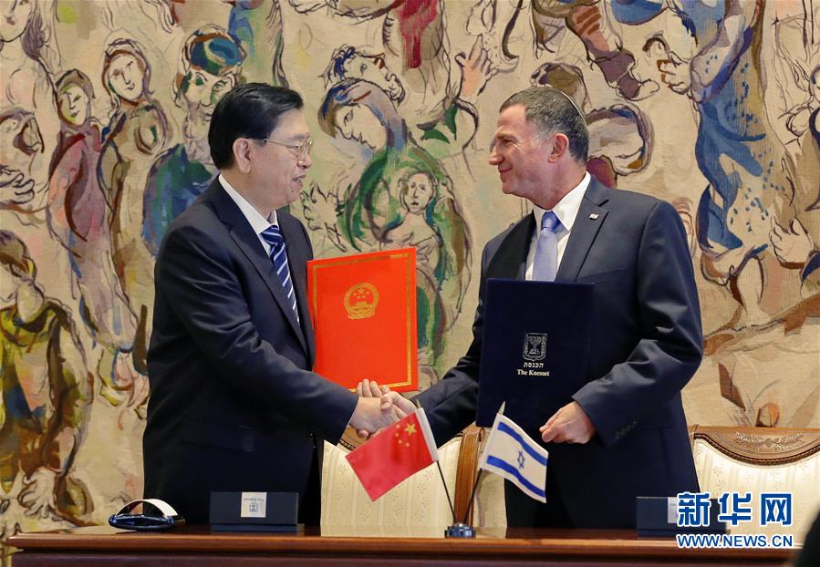 Líderes chinês e israelenses prometem intensificar cooperação bilateral