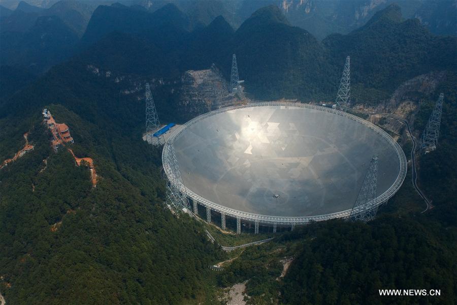 Maior radiotelescópio de abertura única do mundo entra em operação na China