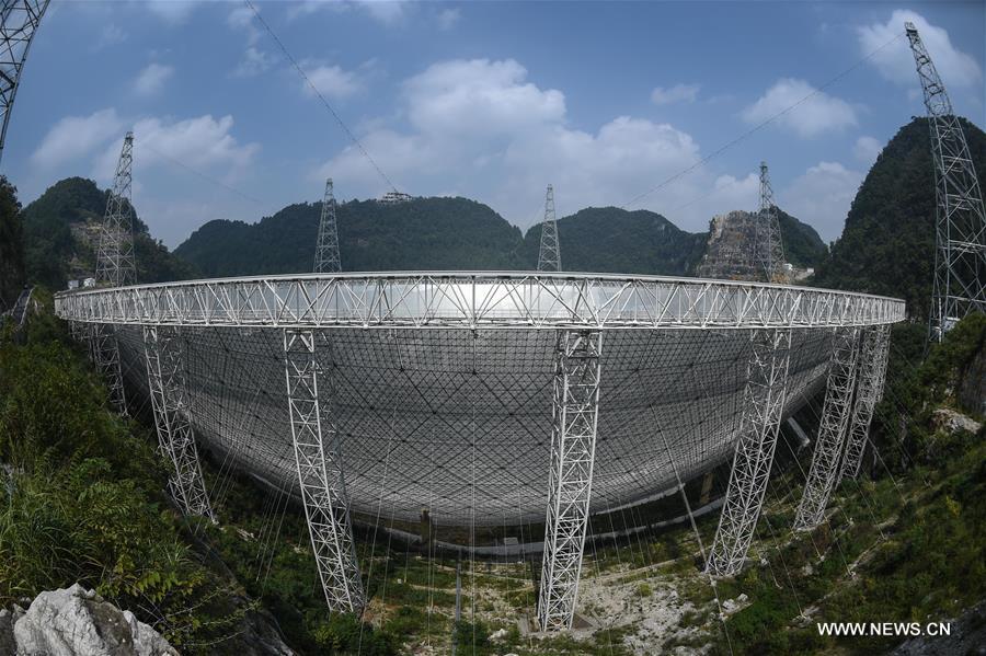 Maior radiotelescópio de abertura única do mundo entra em operação na China