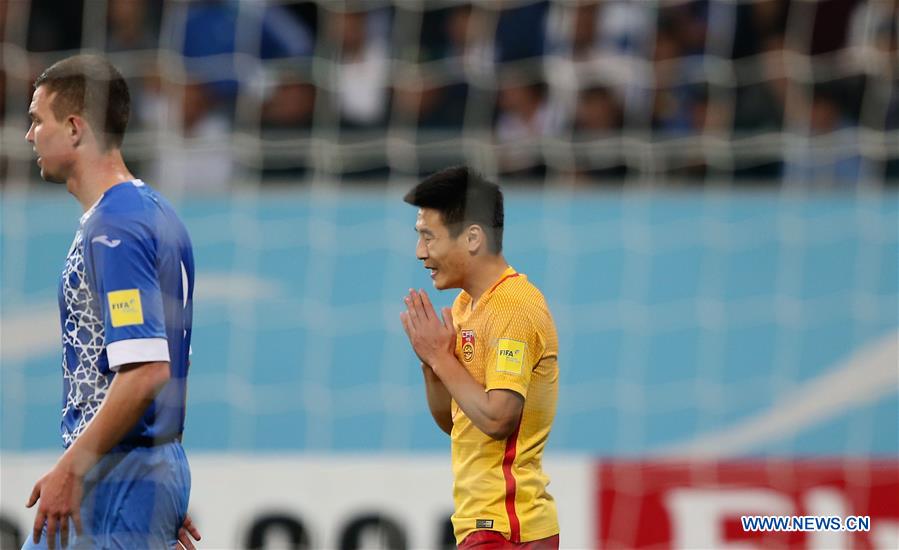 China sofre derrota perante Uzbequistão e complica apuramento para a Copa do Mundo