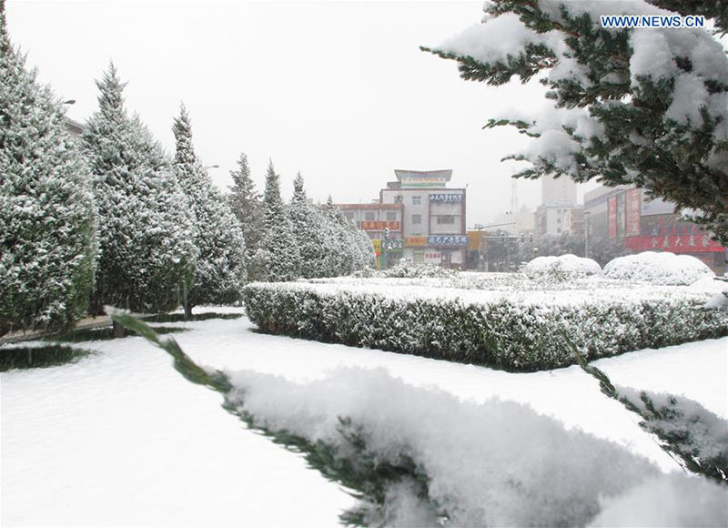 Frente fria chega e temperaturas ficam negativas em partes da China