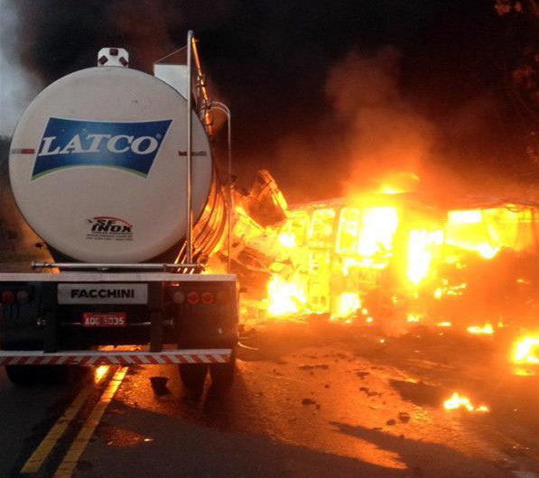 Acidente de trânsito deixa 20 mortos no Brasil