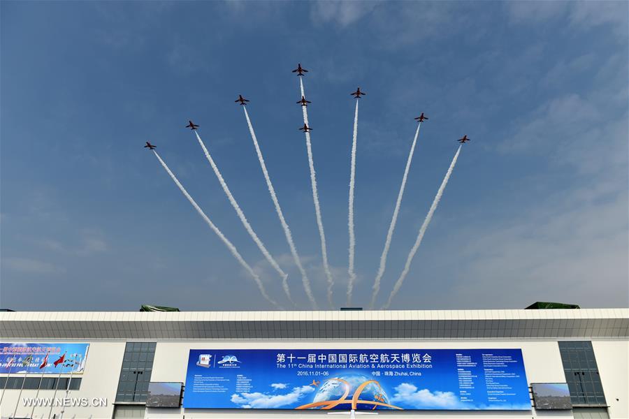 Red Arrows britânicos em destaque no Show Aéreo da China