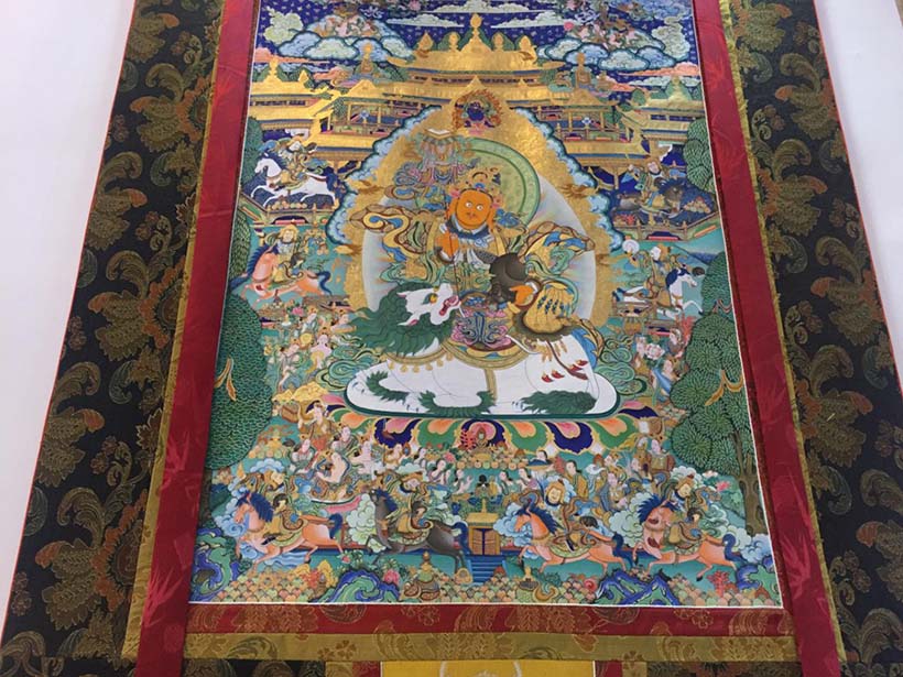 Obras de arte tibetanas fazem furor em Beijing