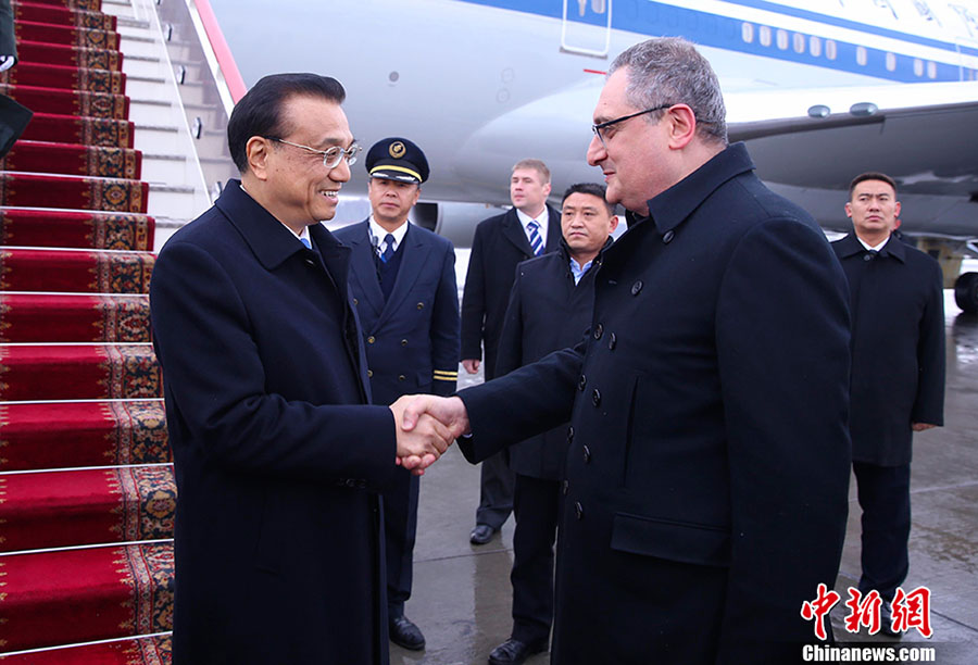 Visita de Li Keqiang à Rússia promove a cooperação bilateral integral