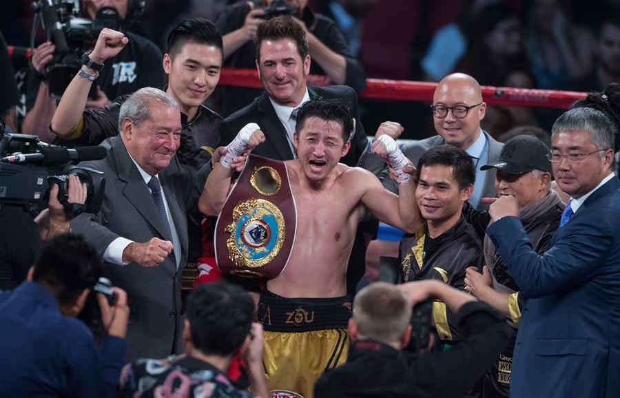 Chinês Zou Shiming é campeão mundial da categoria peso-mosca da WBO