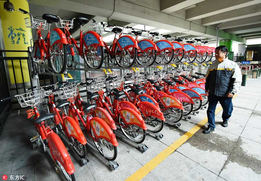 Hangzhou inaugura estacionamento de dois andares para bicicletas