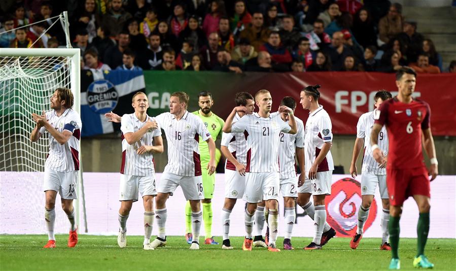 Eliminatórias para Copa do Mundo FIFA de 2018: Portugal vence Letônia por 4 a 1