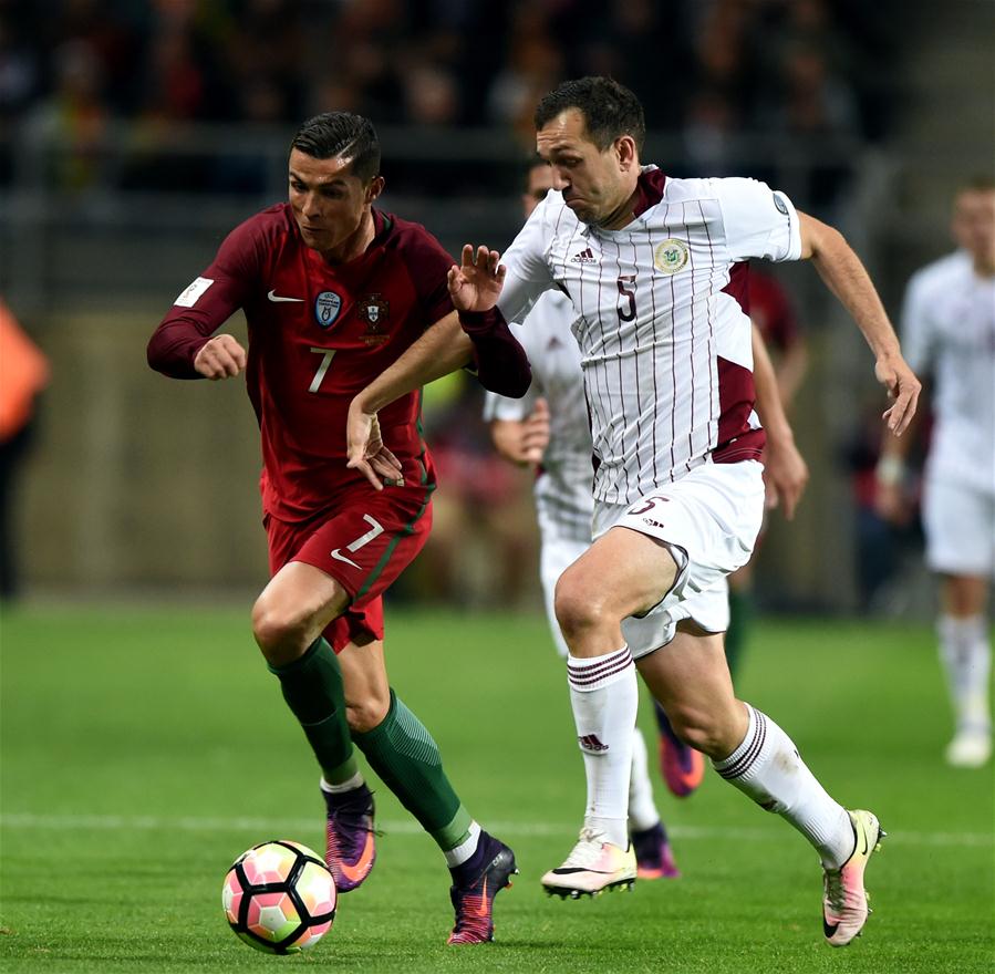 Eliminatórias para Copa do Mundo FIFA de 2018: Portugal vence Letônia por 4 a 1