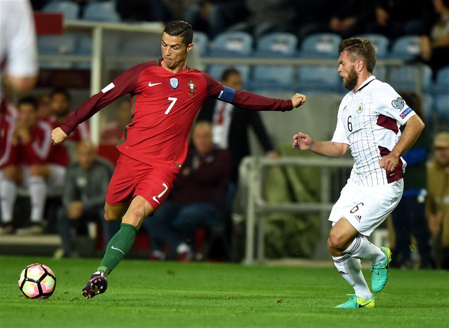 Eliminatórias para Copa do Mundo FIFA de 2018: Portugal vence Letônia por 4 a 1