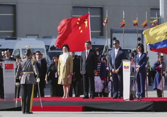 Presidente chinês chega ao Equador para terceira visita à América Latina desde 2013