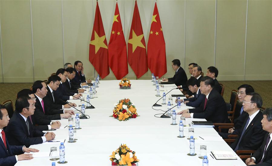 China apoia Vietnã na organização de reuniões de APEC em 2017, diz presidente chinês