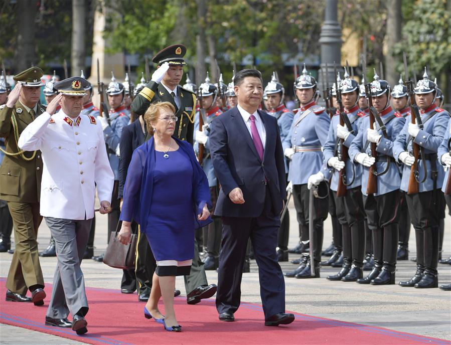 China e Chile elevam laços para nível de parceria estratégica abrangente