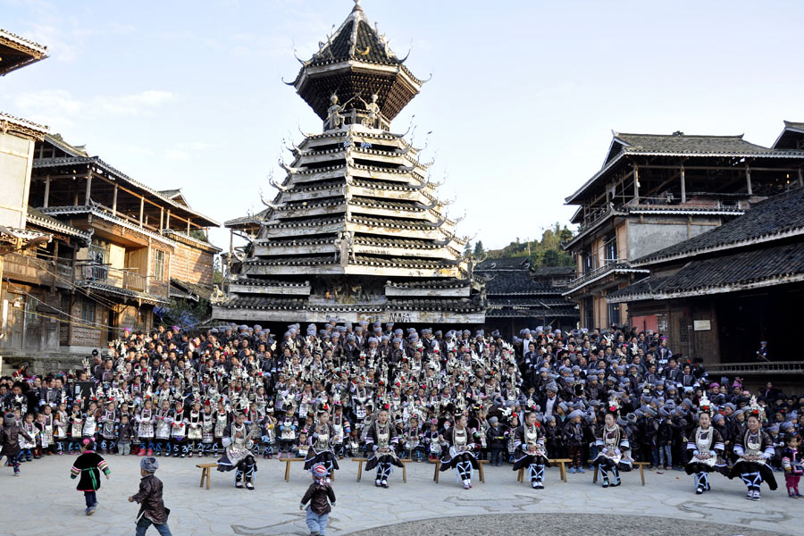 Expressão musical étnica apresentada em Guizhou