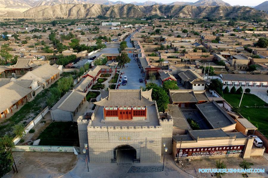 Vida diária em Lanzhou da província de Gansu