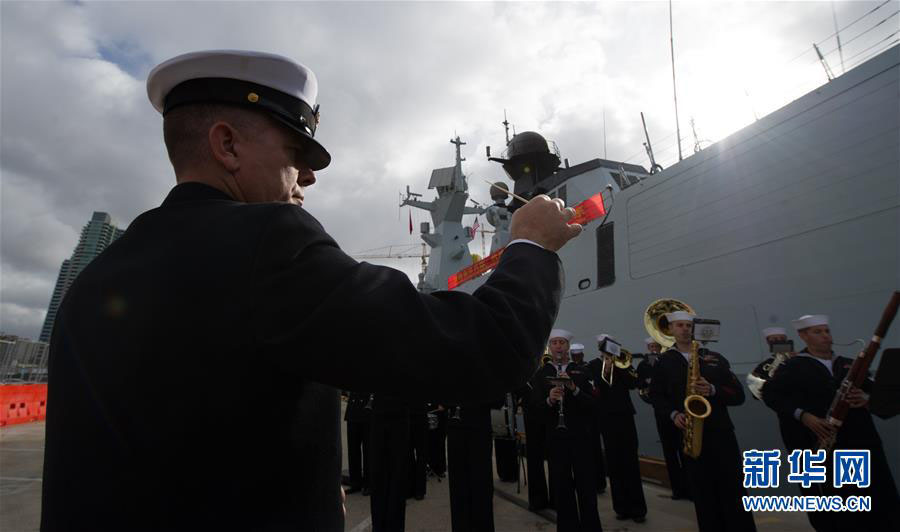 Esquadra naval chinesa visita os EUA