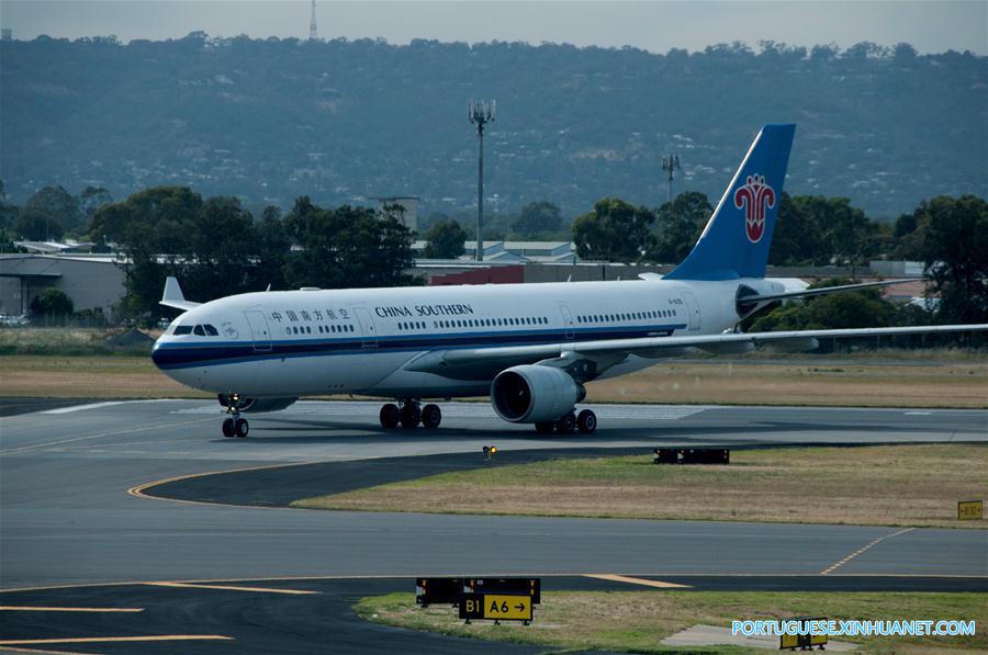 China Southern Airlines lança voo direto entre Guangzhou e Adelaide