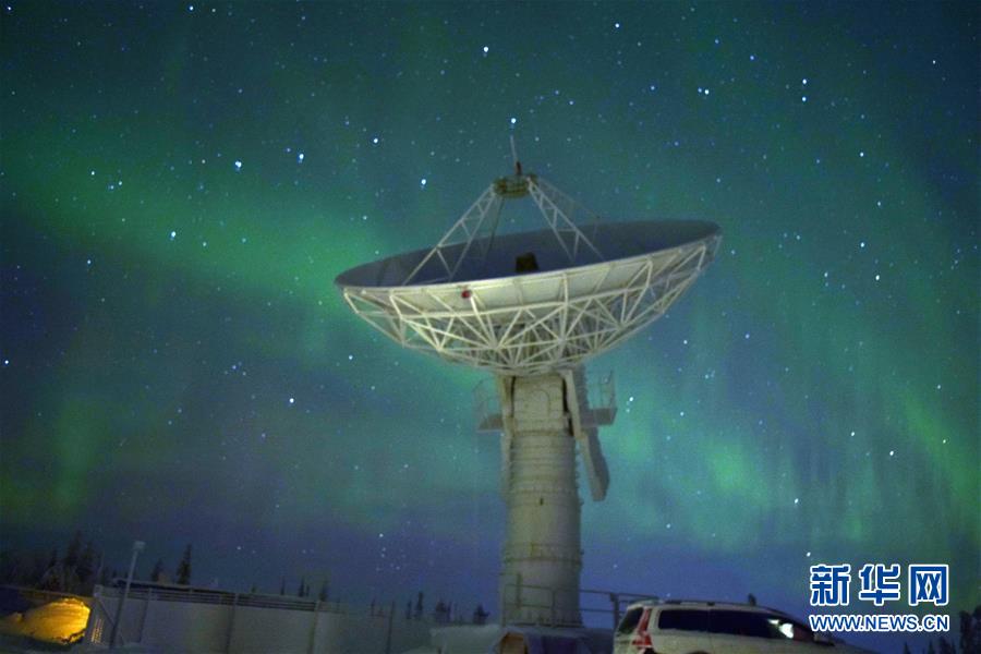 Primeira estação terrestre de receção de satélite da China no exterior em fase experimental