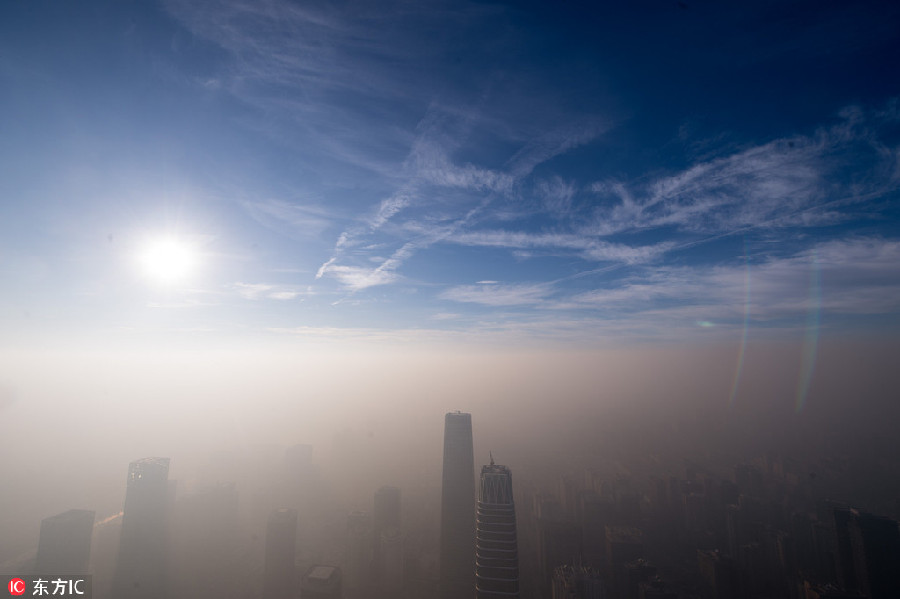 Smog mais forte do ano cobre cidades no norte da China