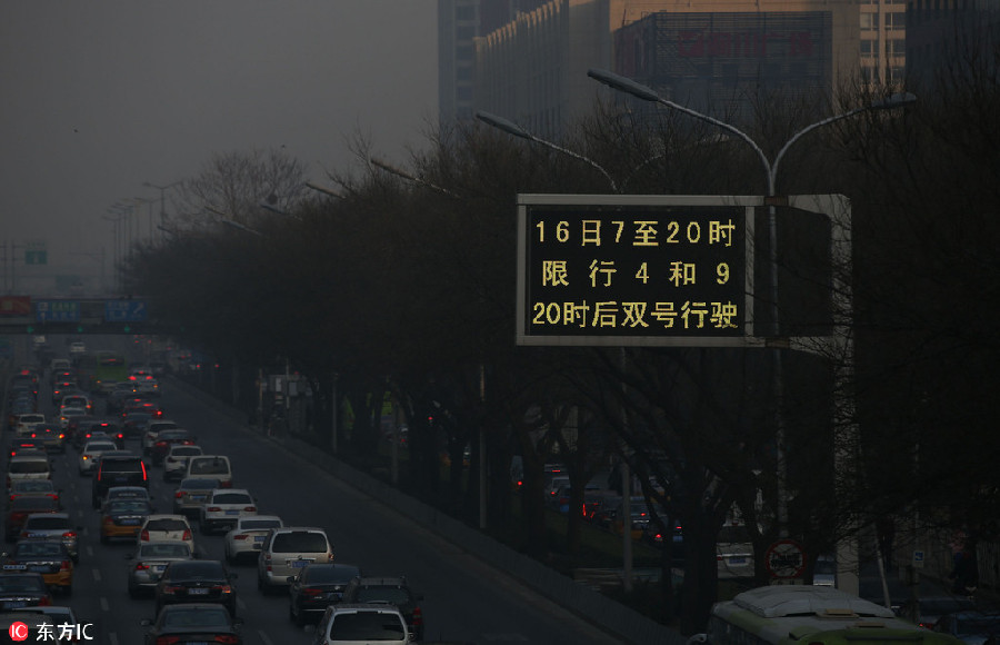 Smog mais forte do ano cobre cidades no norte da China