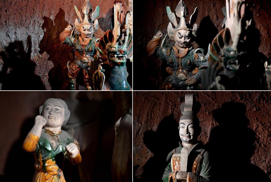 Museu exibe 25 túmulos antigos descobertos na região de Luoyang