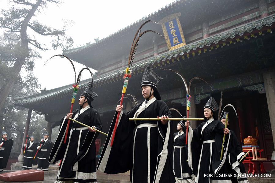 Ritual de oferenda para celebrar Mêncio é realizado em Shandong