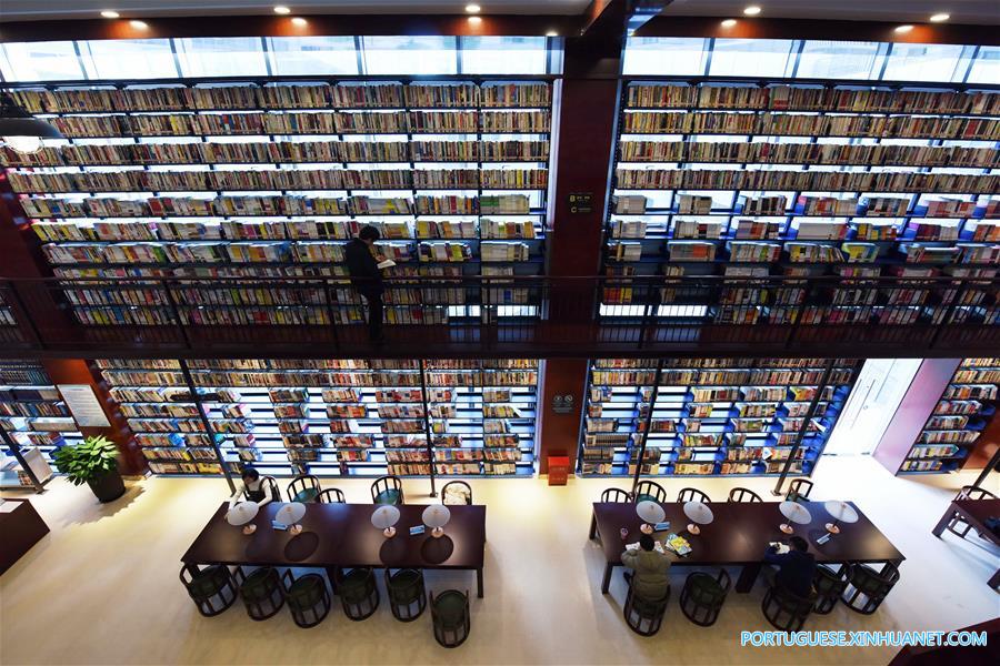 Biblioteca pública de Hangzhou entra em funcionamento