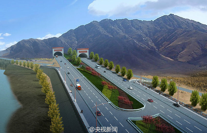 China está a construir estrada circular com maior altitude do mundo no Tibete