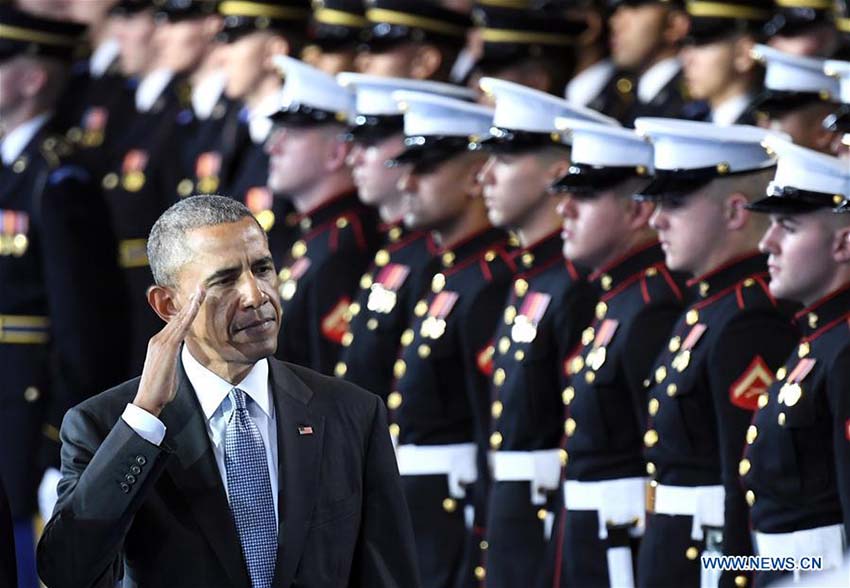 Forças armadas se despedem de Obama