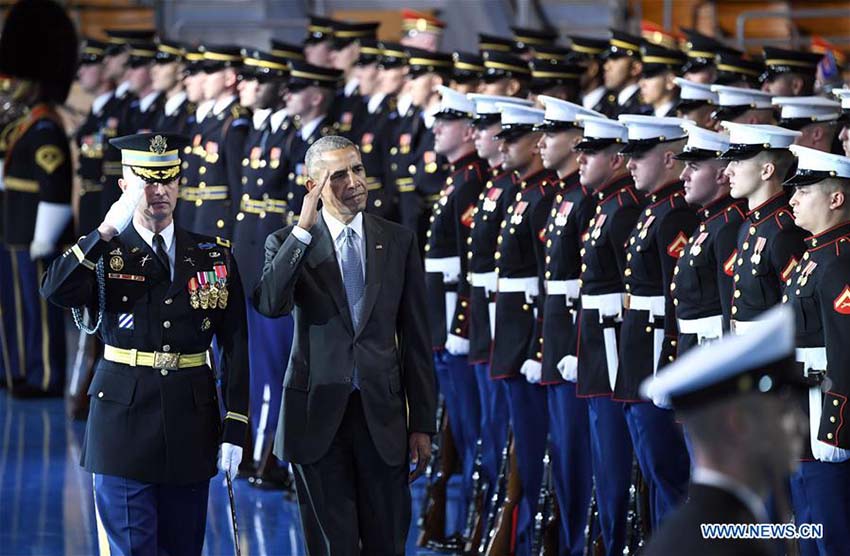 Forças armadas se despedem de Obama