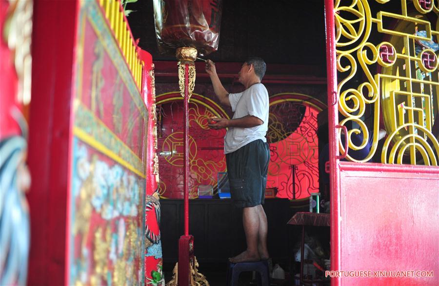 Templo na Indonésia prepara-se para Ano Novo Lunar Chinês