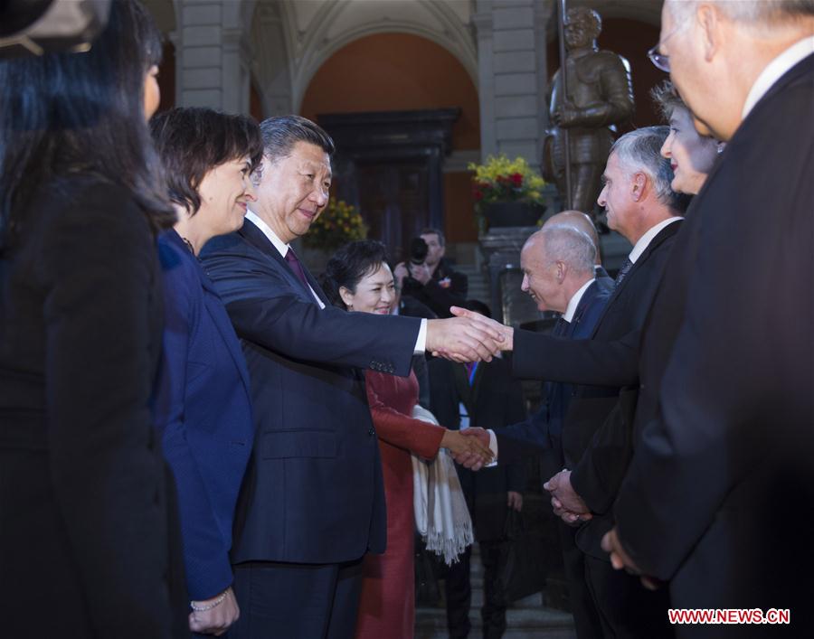 Xi Jinping em visita de Estado à Suíça com reforço de amizade e cooperação na agenda