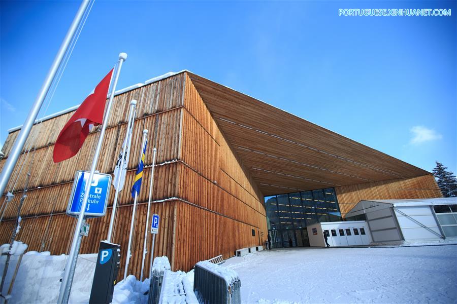 Preparativos para a 47ª Reunião Anual do Fórum Econômico Mundial avançam em Davos