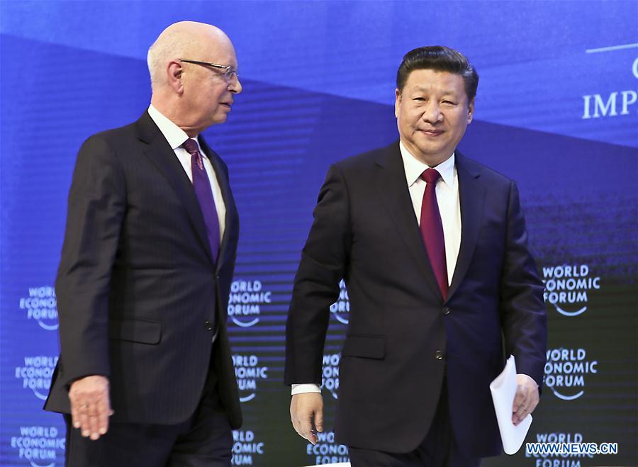 Presidente chinês pronuncia discurso no fórum de Davos pela primeira vez para governança global