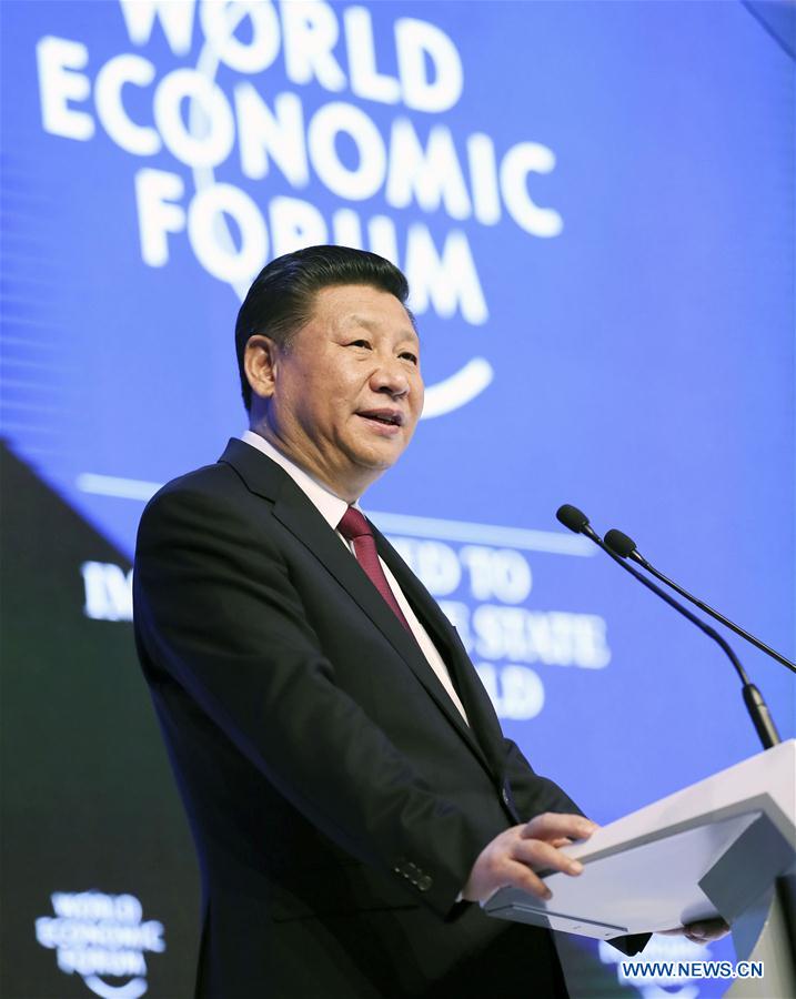 Presidente chinês pronuncia discurso no fórum de Davos pela primeira vez para governança global