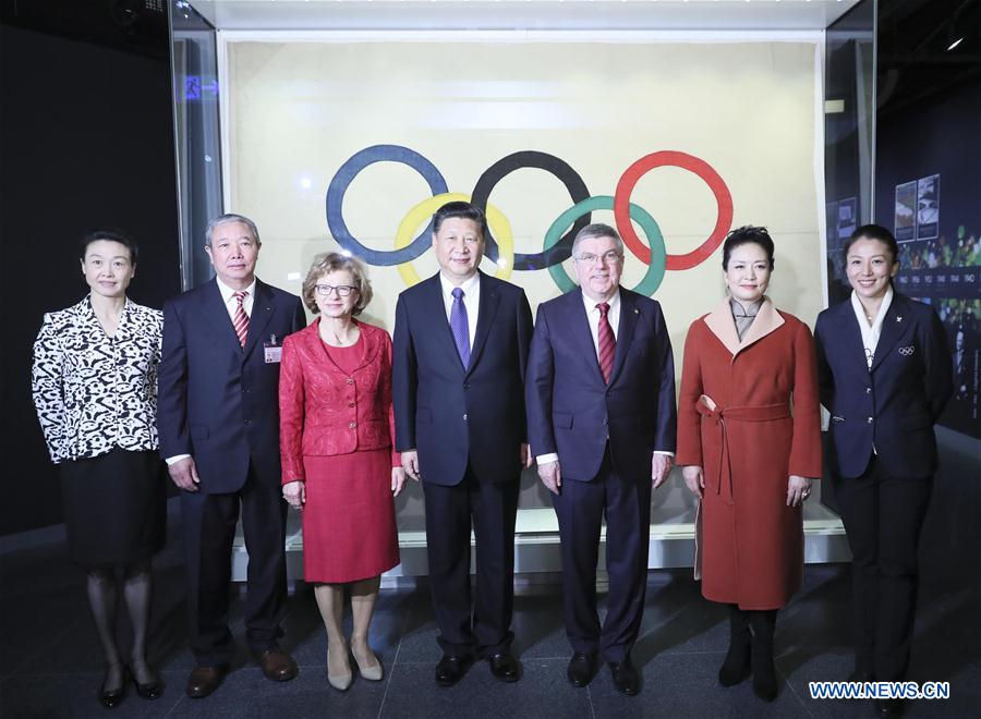 Presidente chinês reúne-se com presidente do COI