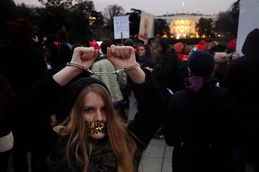 Mais de 1 milhão de pessoas participaram na “Marcha das Mulheres” contra Trump