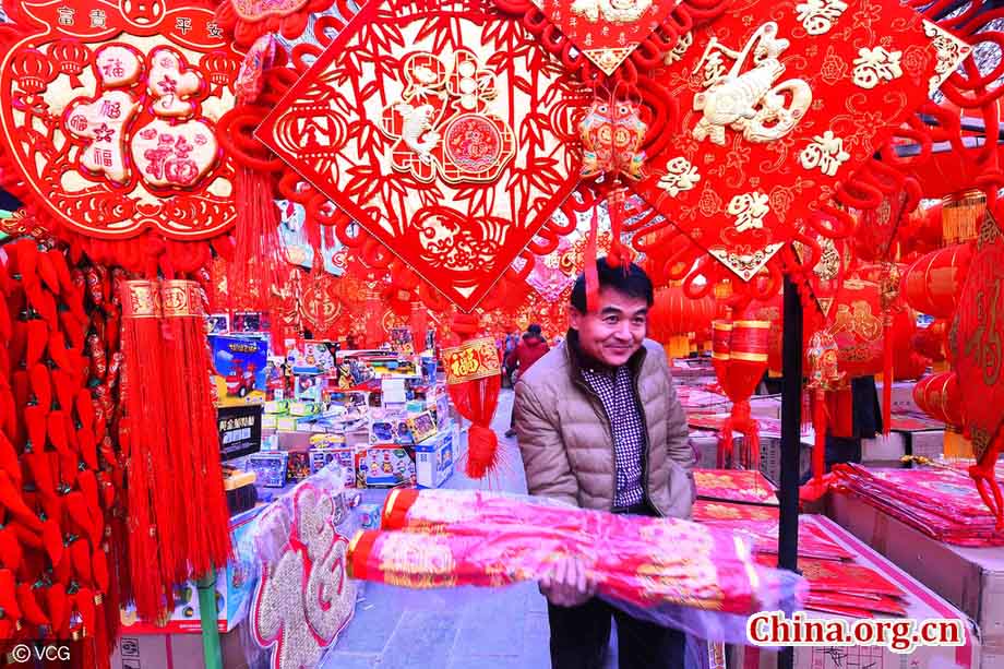 Espírito festivo do Festival da Primavera invade a China